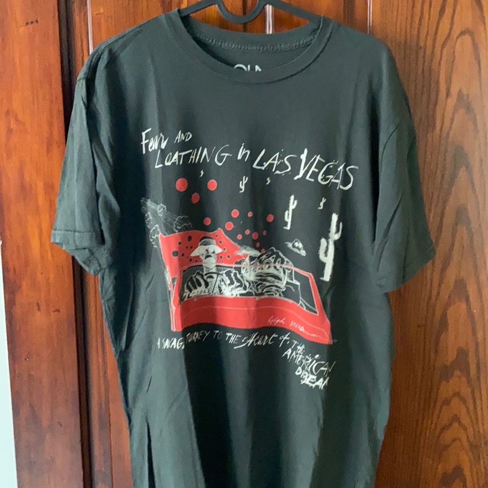 CHASER Fear and Loathing in Las Vegas Graphic T-Shirt Faded Black Unisex M